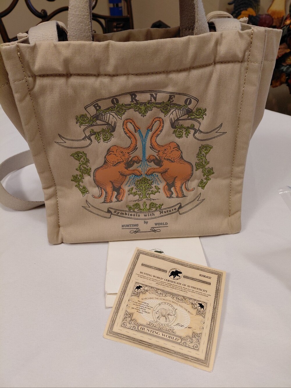 Hunting World Borneo Charity 2way Bag with COA